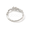 Brass Finger Ring Settings KK-G518-05P-3
