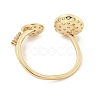 Brass Micro Pave Cubic Zirconia Cuff Rings RJEW-I103-099G-3