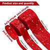 6M 3 Styles Double Sided Star Gold Stamping Flannelette Ribbons for Sewing Craft OCOR-GO0001-13A-2