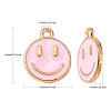 Alloy Enamel Charms ENAM-S121-165F-RS-3