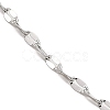 Non-Tarnish 10Pcs 304 Stainless Steel Dapped Chain Necklaces Set NJEW-K254-02P-2