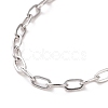 Non-Tarnish 304 Stainless Steel Cable Chain Bracelet for Men Women BJEW-E031-05I-P-2