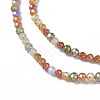 Cubic Zirconia Beads Strands X-G-F596-48A-3mm-3