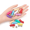 DIY Curved Tube Beads Jewelry Making Finding Kit DIY-FS0002-22-4