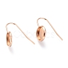 304 Stainless Steel Earring Hooks X-STAS-F227-22A-RG-1