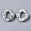 Spray Painted CCB Plastic Linking Rings CCB-Q091-019A-2
