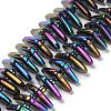 Electroplate Glass Beads Strands GLAA-K061-04A-FB02-1