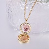 5Pcs 5 Style Brass Locket Pendants KK-SZ0004-02-6