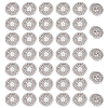 40Pcs 4-Hole Alloy Rhinestone Buttons BUTT-HY0001-24-1