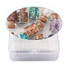 Glass Wishing Bottle Decorations STAS-CW0001-01-6