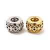 Rack Plating Brass Micro Pave Cubic Zirconia European Beads KK-C010-01-1