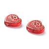 Plating Acrylic Beads X-OACR-P007-09-3