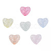 Transparent Crackle Acrylic Beads X-MACR-N006-14-A01-2
