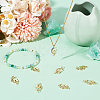 Brass Micro Pave Clear Cubic Zirconia Pendants ZIRC-BBC0002-47-4