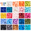 Handmade Polymer Clay Beads CLAY-PH0001-13-8mm-8
