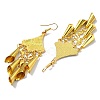 Golden Alloy Chandelier Earrings EJEW-D092-03C-G-2