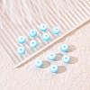 50Pcs Transparent Stripe Resin Beads RESI-YW0001-02E-8