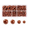 340Pcs 4 Sizes Synthetic Goldstone Beads Strands G-LS0001-11-1