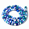 Handmade Polymer Clay Beads Strands CLAY-R089-4mm-102-3