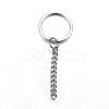 Tarnish Resistant 304 Stainless Steel Split Key Rings STAS-G085-11-1