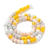 Glass Beads Strands EGLA-A034-M6mm-39-4