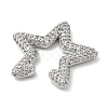 Crystal Rhinestone Star Cuff Earrings EJEW-D059-06P-02-3