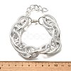 Punk & Hiphop Style Alloy Rolo Chains Link Bracelets for Women Men LS-BJEW-K270-01P-5