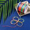 30M Nylon Satin Rattail Cords NWIR-YW0001-04-14-6