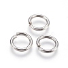 Tarnish Resistant 304 Stainless Steel Saw Cut Open Jump Rings STAS-P212-25P-24-1