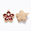Brass Enamel Pendants KK-T049-052G-03-NF-2