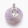 Natural & Synthetic Gemstone Pendants KK-F751-F-4
