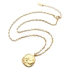 304 Stainless Steel Constellation Pendant Necklaces NJEW-K392-01G-03-4