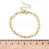Women's 304 Stainless Steel Dolphin Link Chains Bracelets BJEW-G790-02G-5