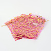 Rose Printed Organza Bags OP-R021-13x18-07-2