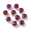 Flat Round Moonlight Effect Sew on Rhinestone GLAA-B010-04A-02-1