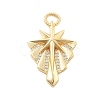 Brass Micro Pave Cubic Zirconia Pendants KK-L209-095G-1
