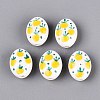 Handmade Porcelain Beads PORC-N012-14B-01-1