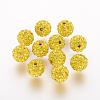 Polymer Clay Rhinestone Beads RB-K050-8mm-C-2