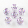 Round AB Color Transparent Acrylic Beads TACR-D005-10mm-03-1