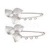Trillium 304 Stainless Steel Safety Pins Brooch Findings SA-CBA098D-14C-P03-1