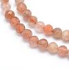 Natural Sunstone Beads Strands G-E411-13A-2mm-3