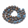 Natural Chalcedony Beads Strands X-G-S333-10mm-014C-2