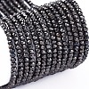 Electroplate Glass Beads Strands EGLA-F149-FP-07-1