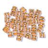 Transparent Electroplate Acrylic Multi-Strand Links X-MACR-S273-57-1