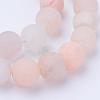 Natural Pink Aventurine Beads Strands X-G-Q462-6mm-13-4