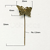 Iron Hair Stick Findings X-IFIN-I010-AB-NF-3