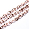 Brass Cable Chains KK-P155-53RG-NR-1