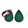 Christmas Theme PU Leather Big Pendants X-FIND-R080-05-2