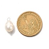 Natural Cultured Freshwater Pearl Pendants PALLOY-JF00942-02-4