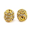 Brass Rhinestone Beads RB-F035-03G-1